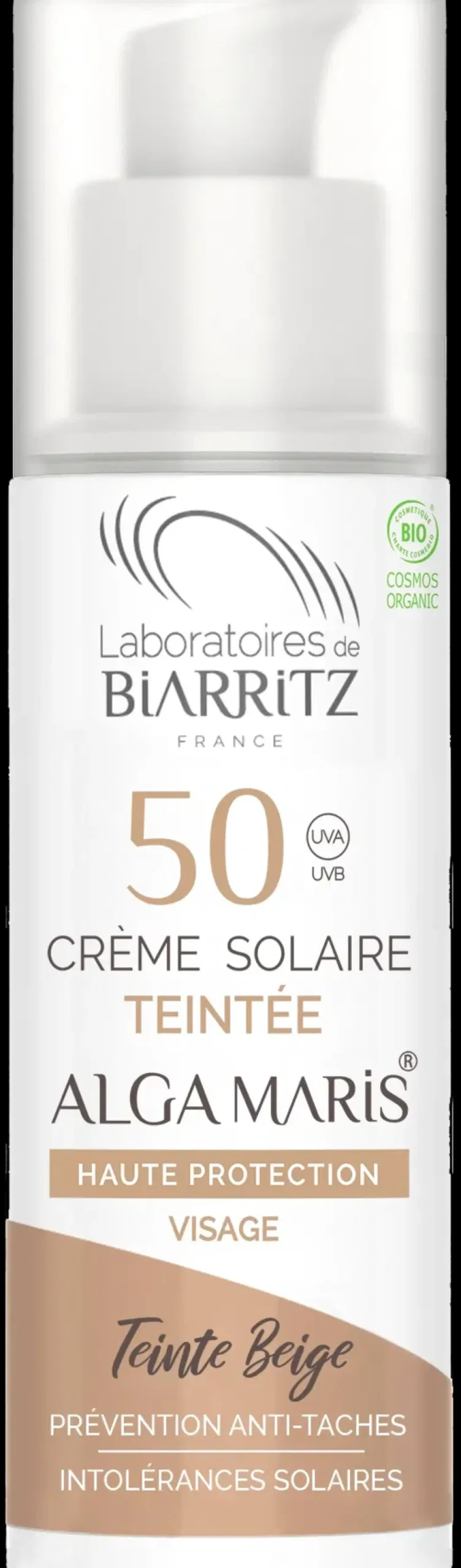 Alga Maris Sävyttävä aurinkovoide kasvoille SPF50 Beige 50ml