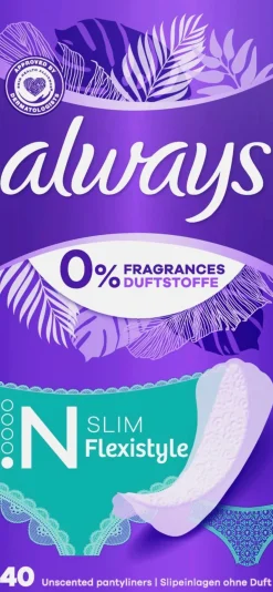 Always 40kpl Flexistyle Slim pikkuhousunsuoja