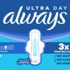 Always 10kpl Ultra Long Plus 3 siivekkeillä terveysside