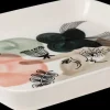 Arabia Kukkamaa lautanen 15x19cm vihreä