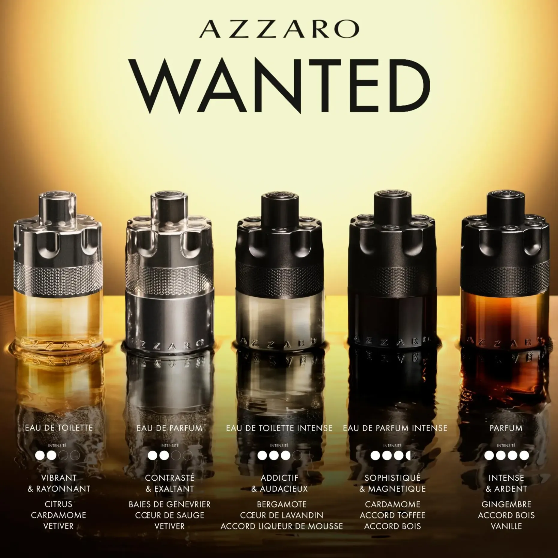AZZARO Most Wanted Eau de parfum Intense- tuoksu 50 ml