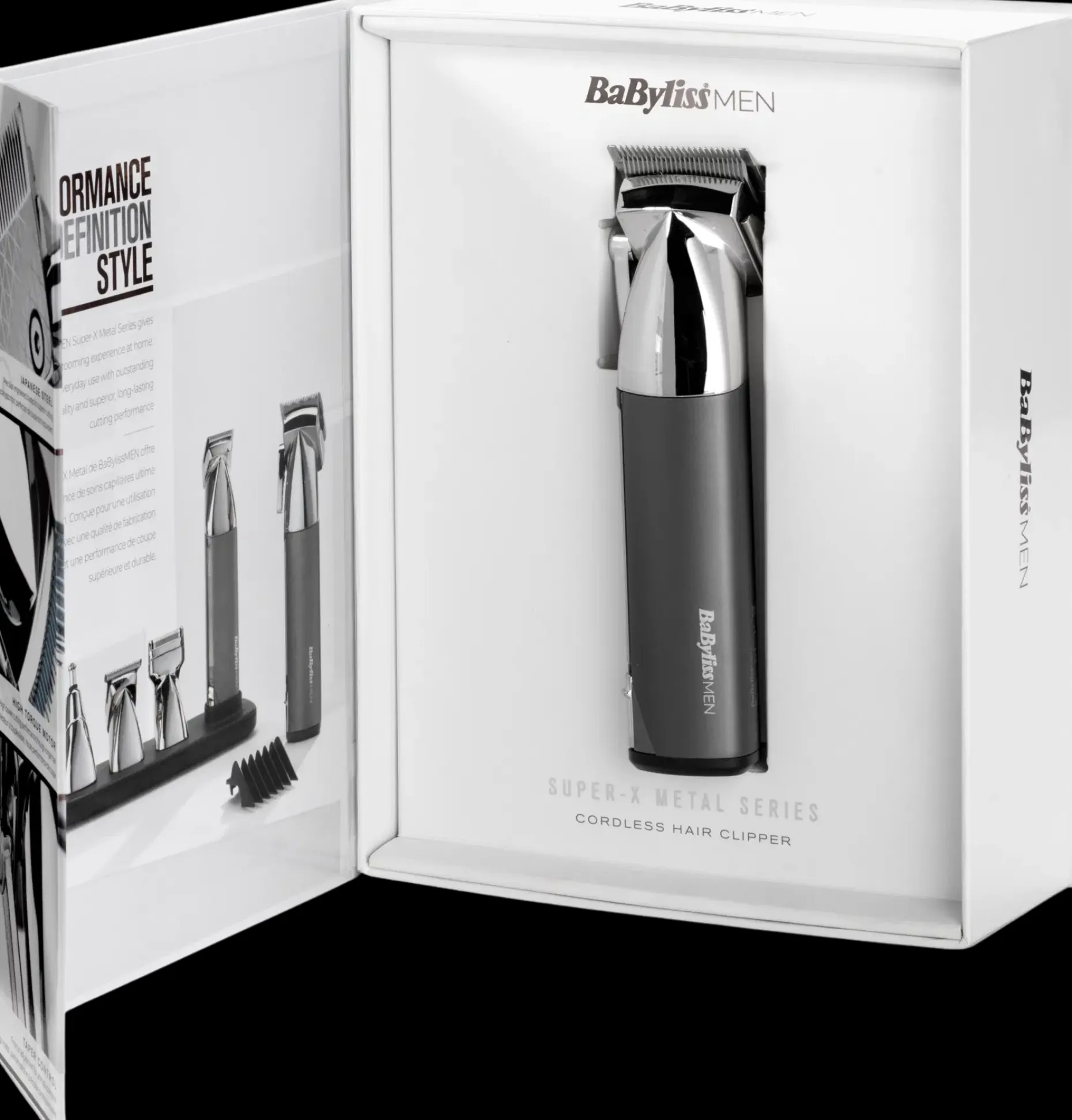 BaByliss hiustenleikkuukone Super X Metal Chrome