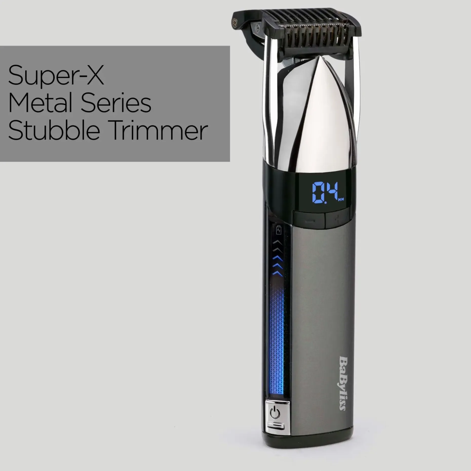 BaByliss partatrimmeri Super X Metal Stubble
