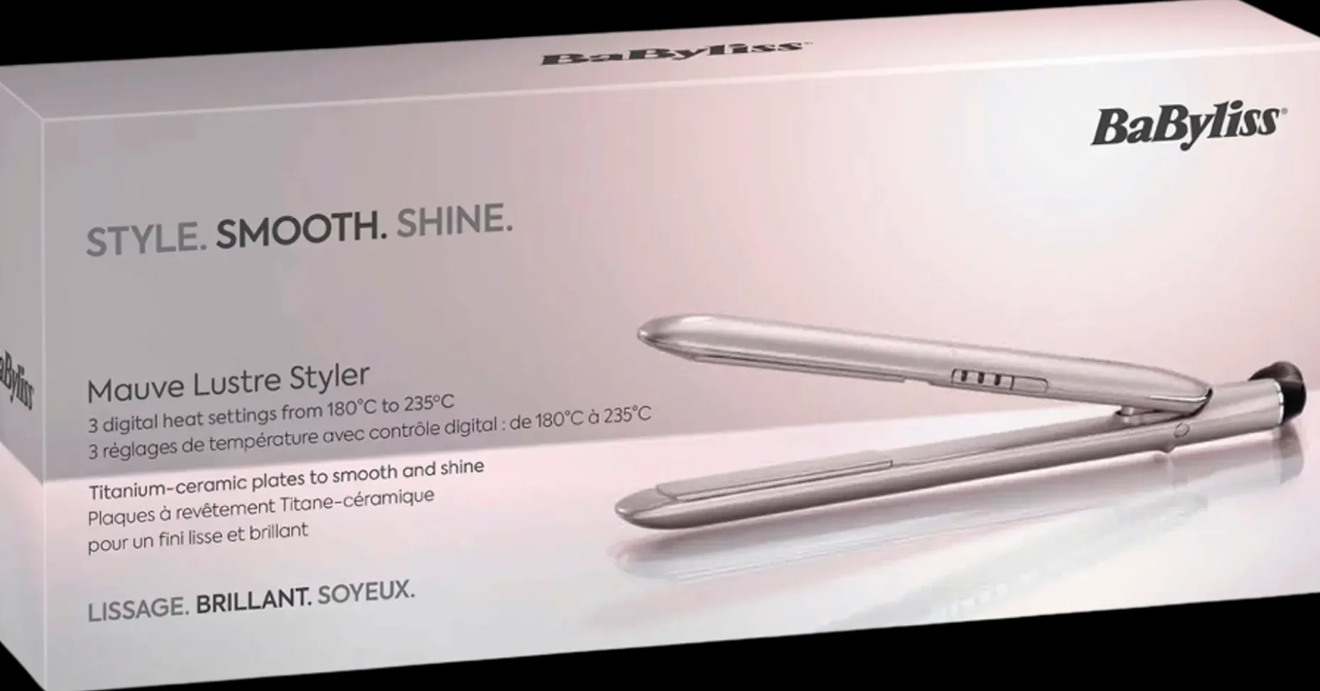 BaByliss suoristusrauta Mauve Lustre Straightener