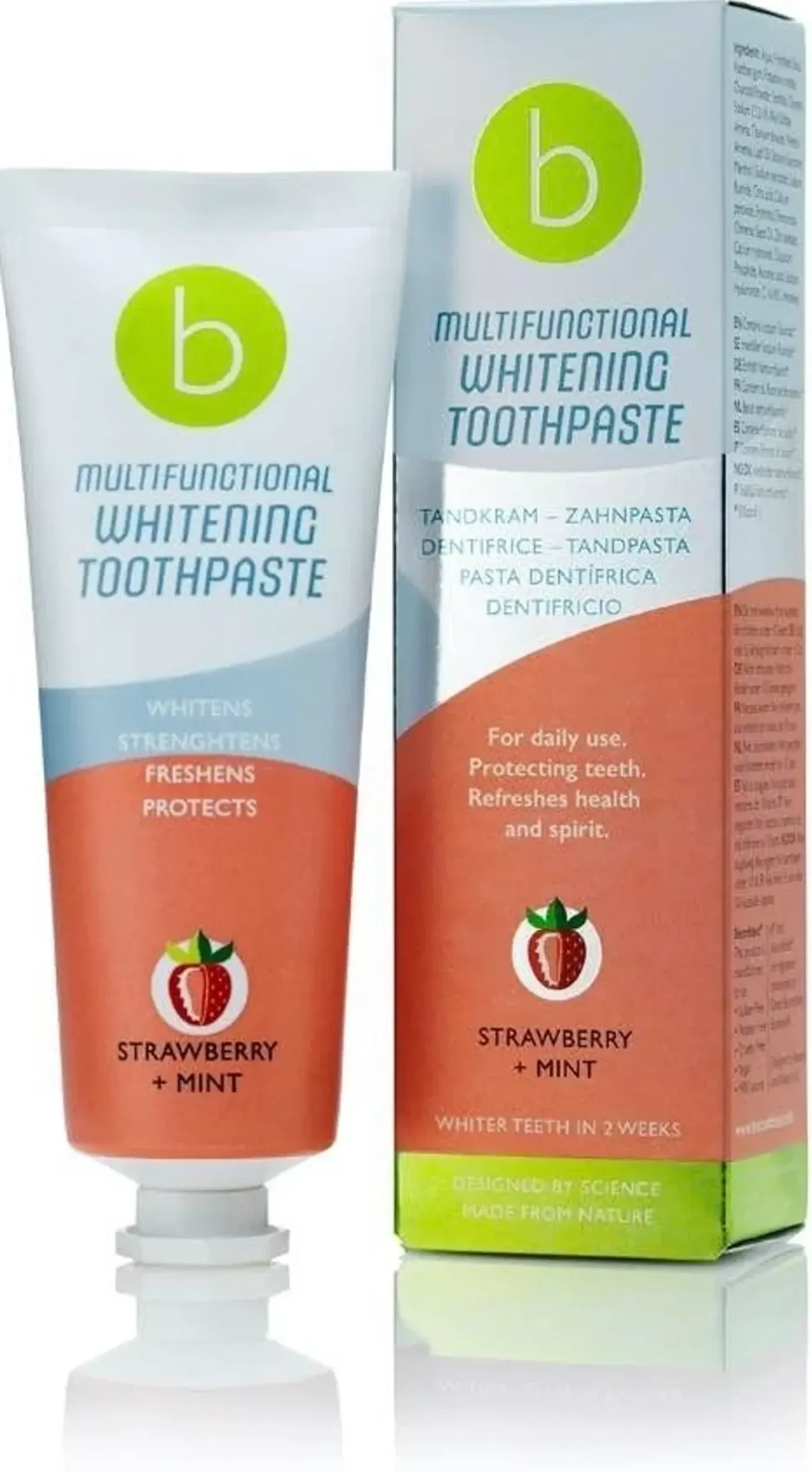 Beconfident hammastahna Mansikka Minttu 75ml