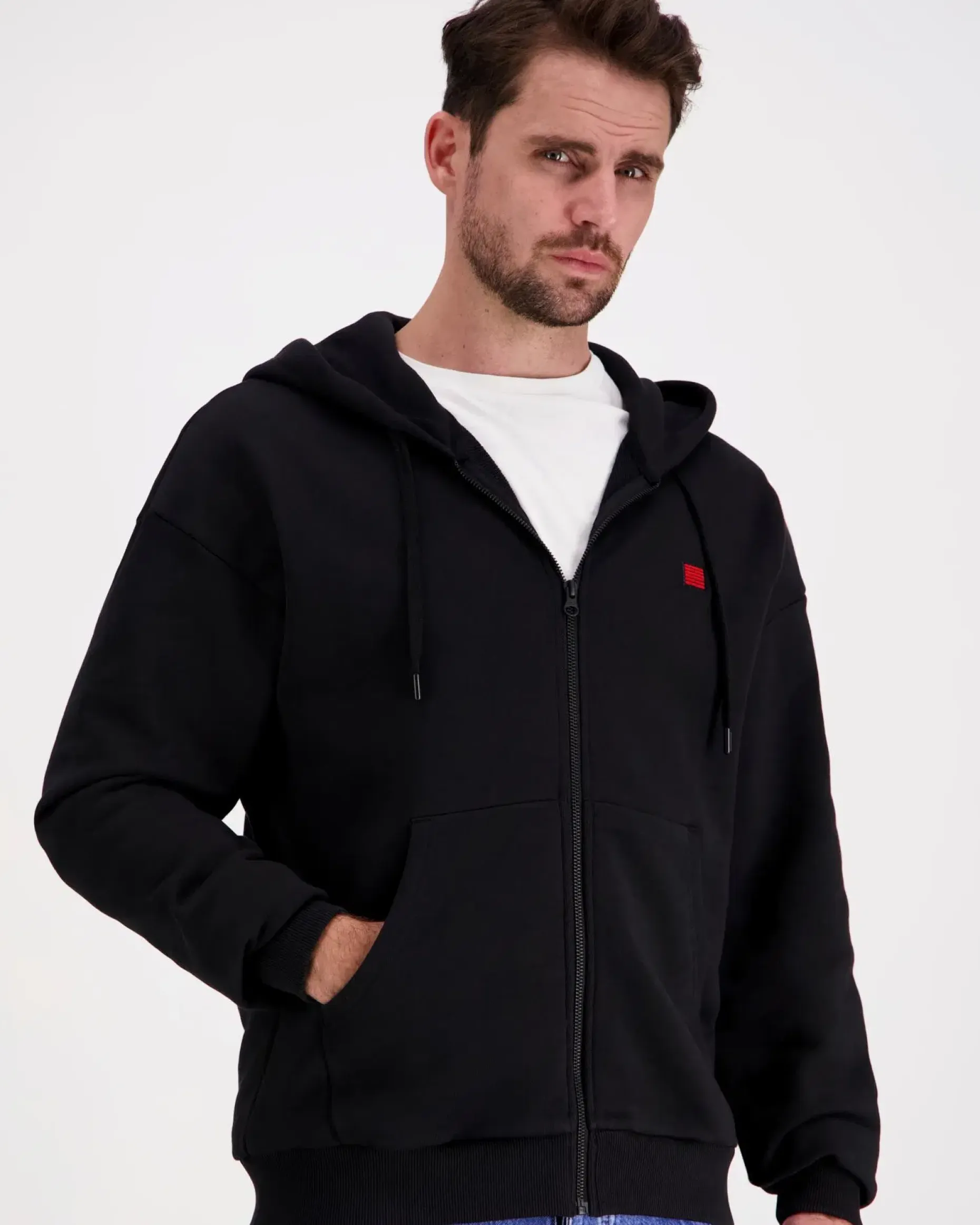 Billebeino Red brick zip hupparitakki
