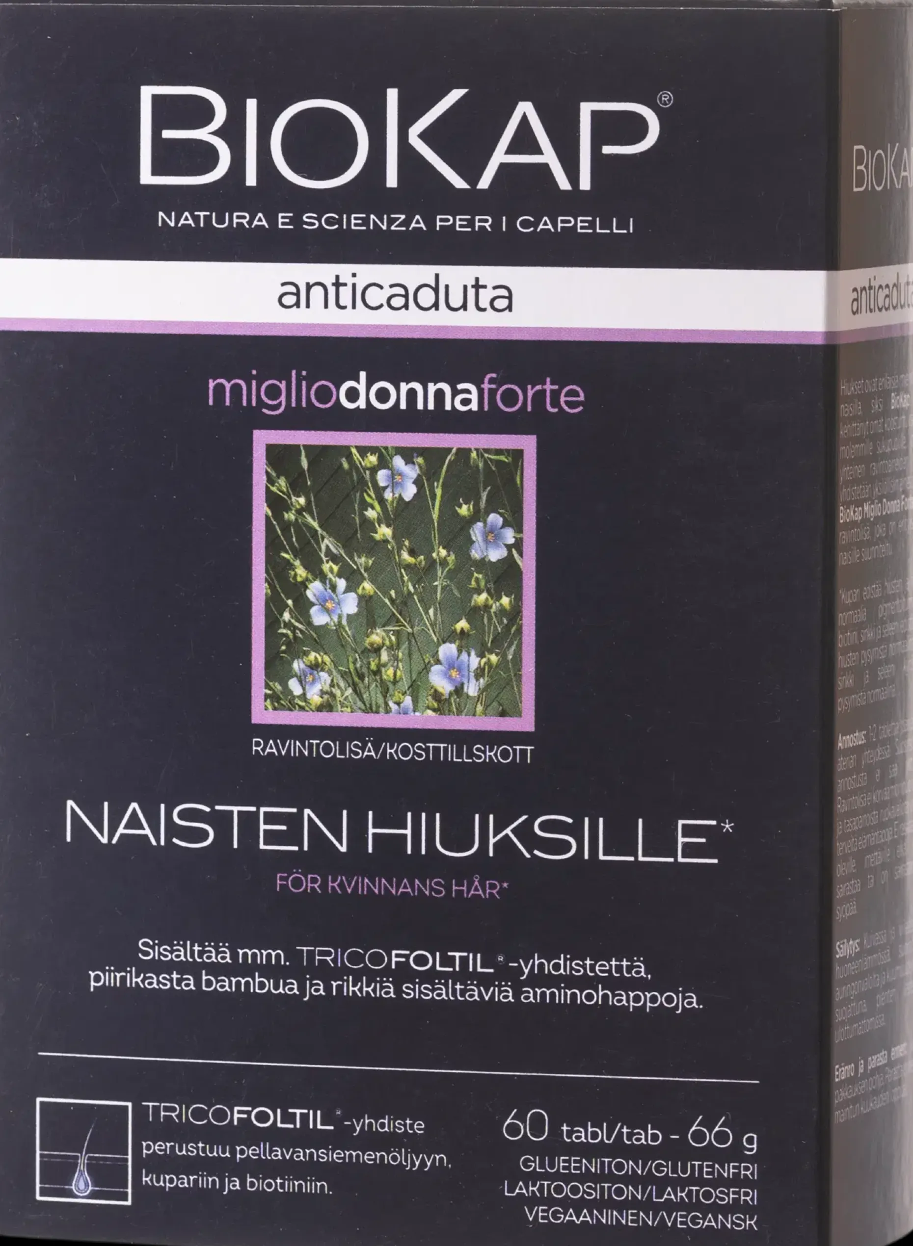 Biokap Anticaduta miglio donna forte 60 tabl.