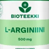 Bioteekki L-Arginiini 500 mg aminohappo ravintolisä 90 tabl.