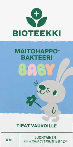 Bioteekki Maitohappobakteeri Baby Tipat 8 ml