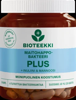 Bioteekki Maitohappobakteeri Plus 30 kaps.