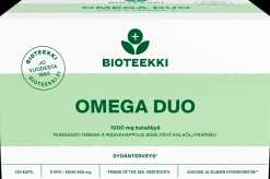 Bioteekki Omega Duo rasvahappovalmiste ravintolisä 120 kaps.