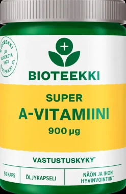 Bioteekki Super A-vitamiini ravintolisä 50 kaps.
