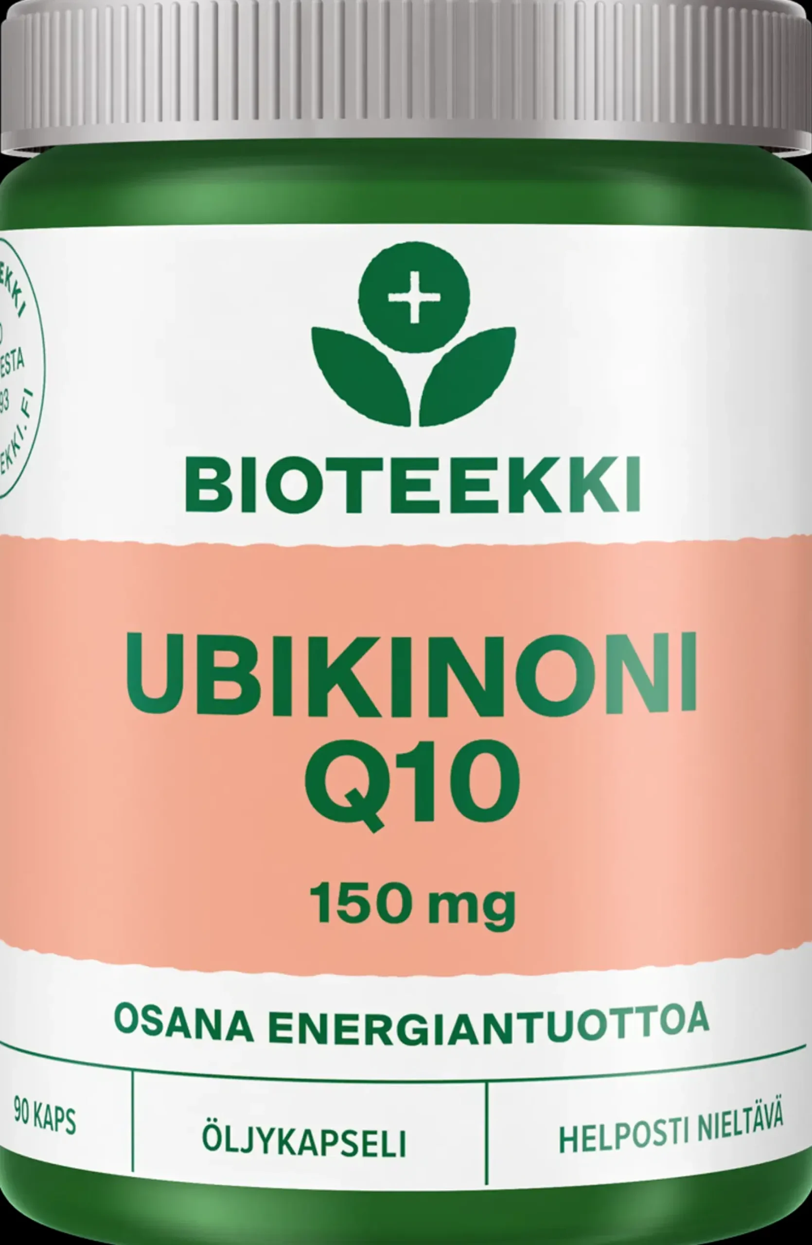 Bioteekki Ubikinoni Q10 150 mg ravintolisä 90 kaps.