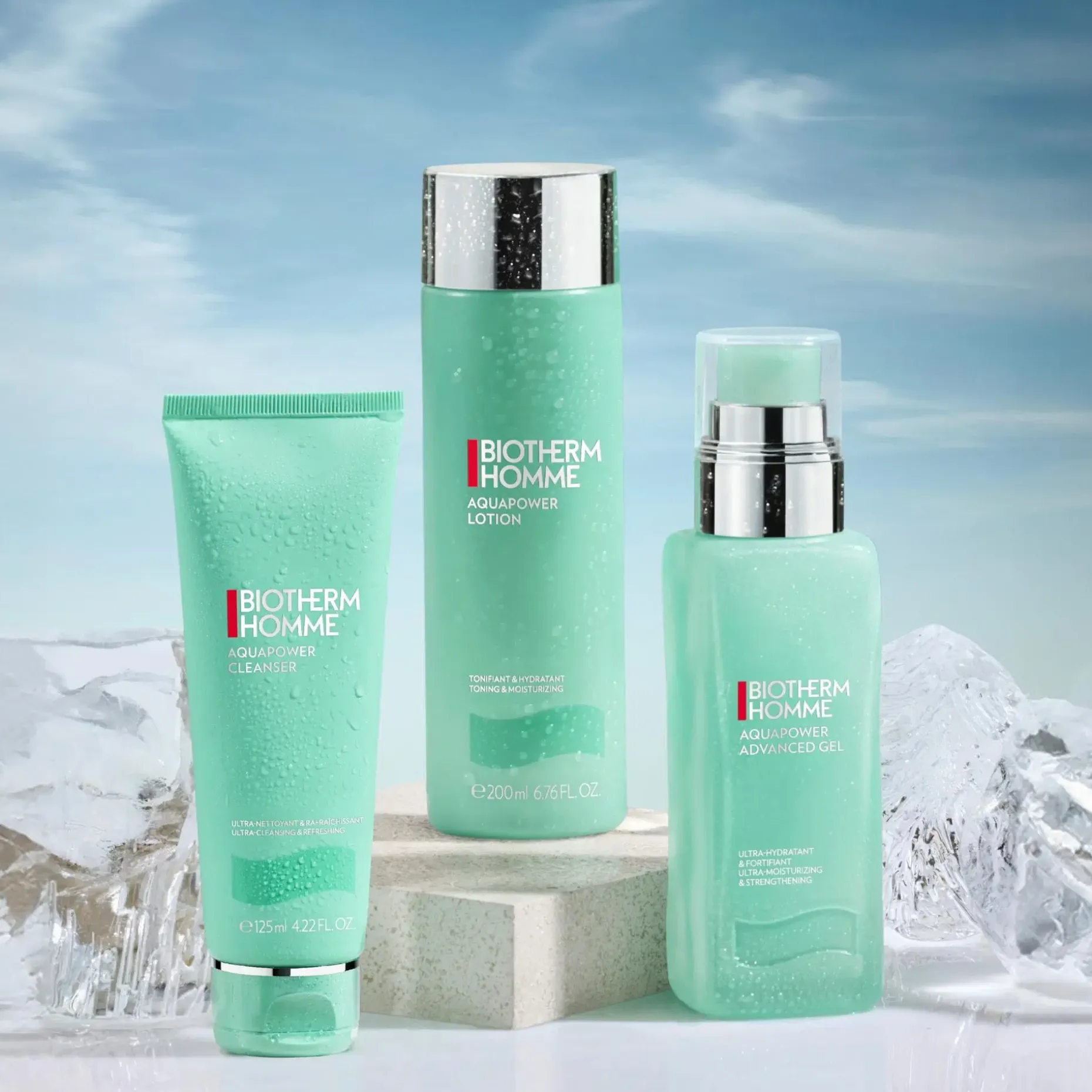 Biotherm Homme Aquapower Advanced Gel kasvovoide 75 ml