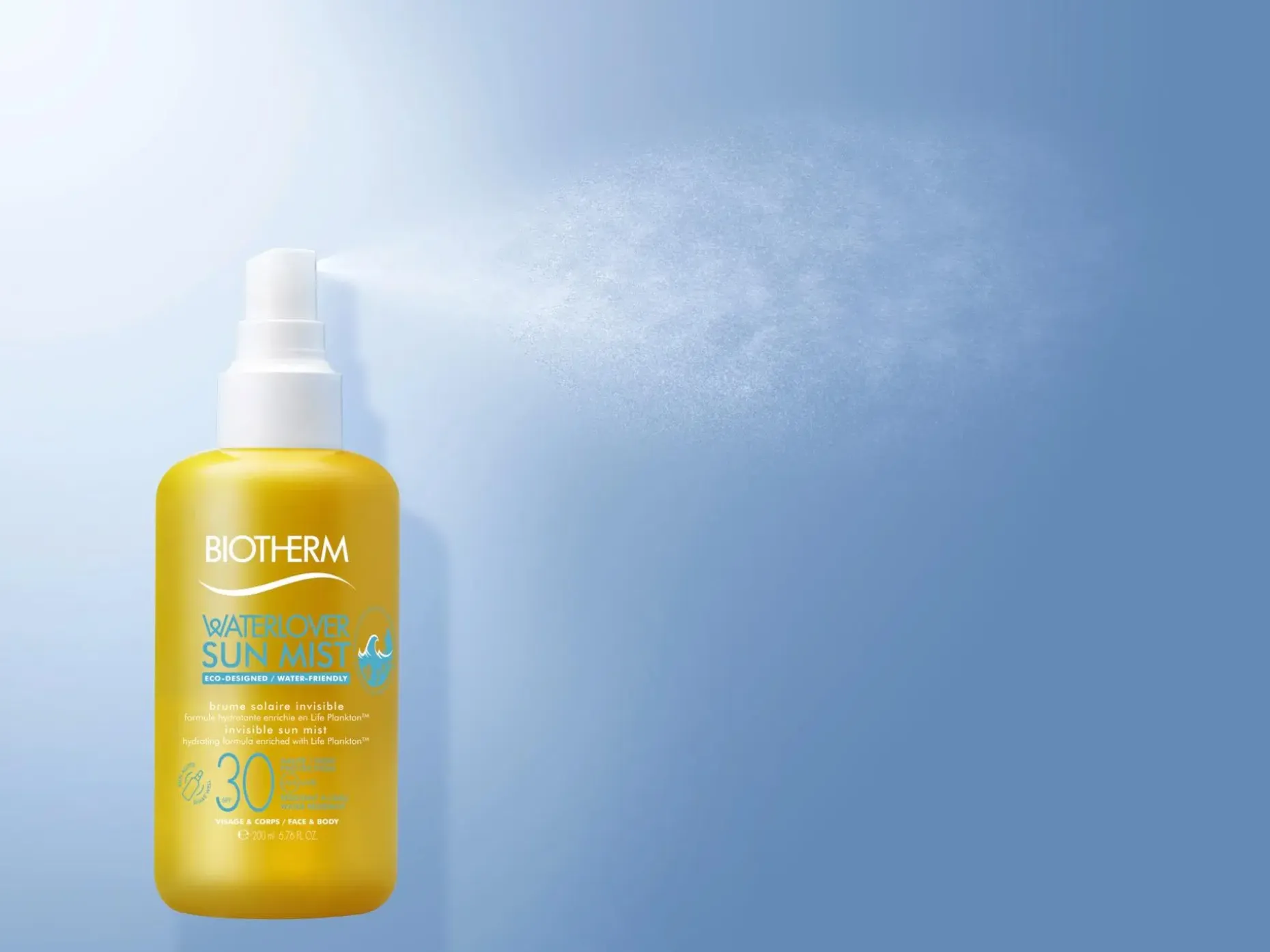 Biotherm Waterlover Sun Mist SPF30 aurinkosuojasuihke 200 ml