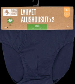 Black Horse miesten lyhyet alushousut Basic aukollinen 2-pack
