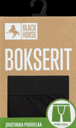 Black Horse miesten pitkälahje bokserit I158
