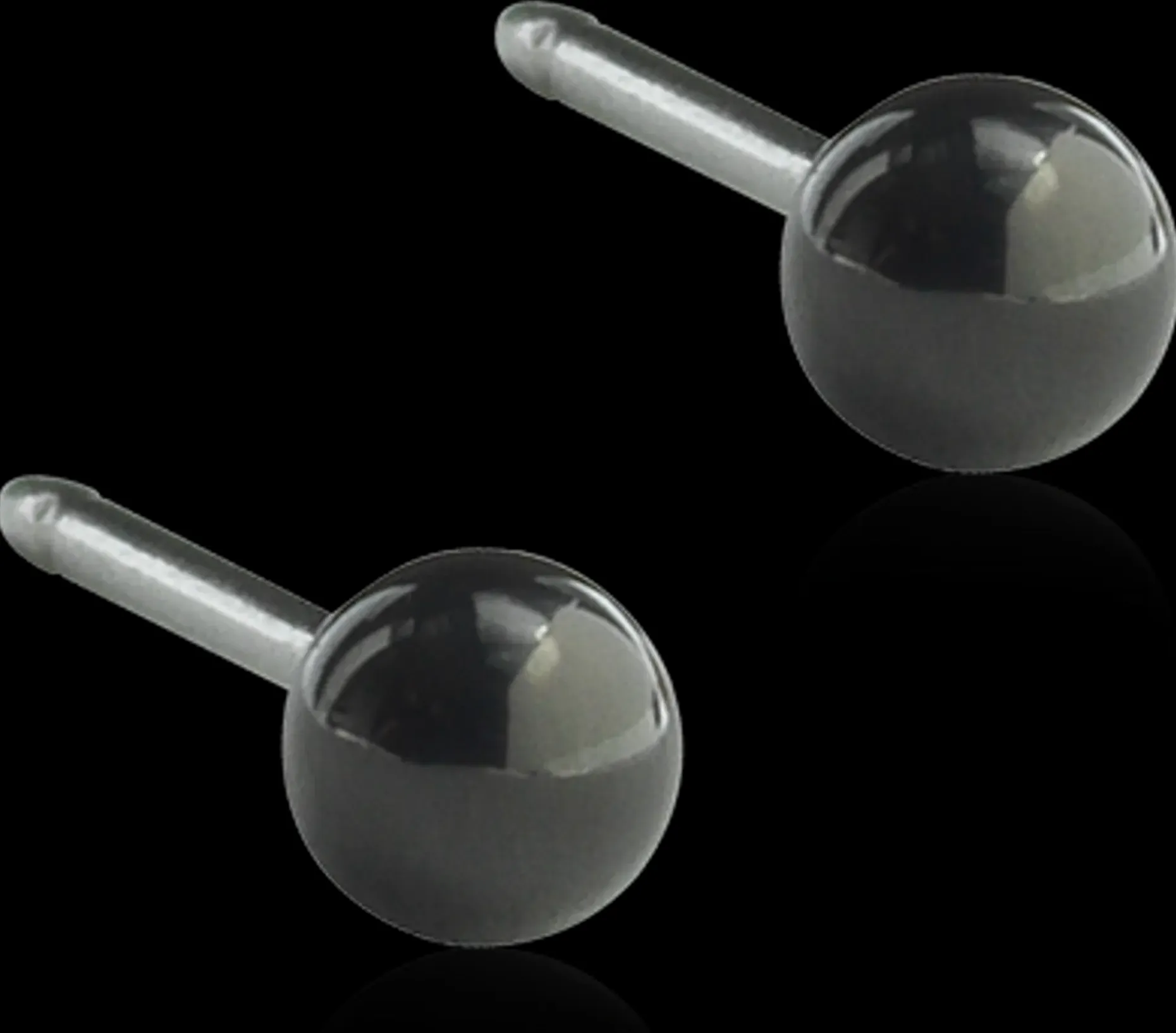 Blomdahl Black Ball korvakorut 3 mm