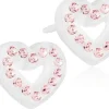 Blomdahl Brilliance Heart Hollow Light Rose korvakorut 10mm