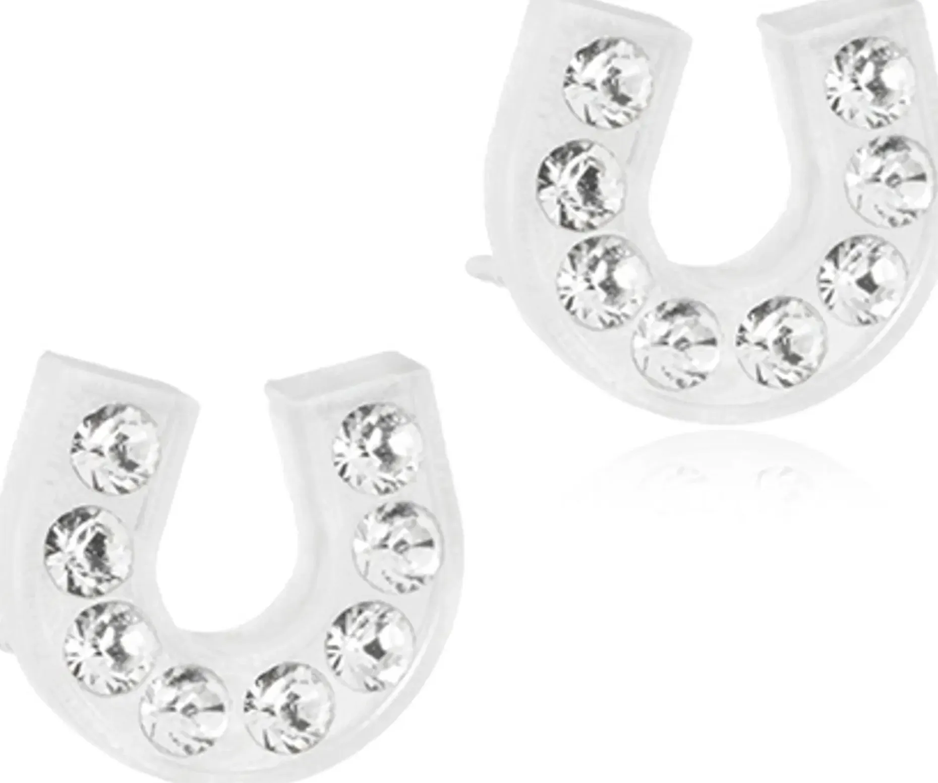 Blomdahl Brilliance Horseshoe Crystal korvakorut 7 mm