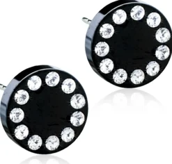 Blomdahl Brilliance Puck Crystal korvakorut 8mm
