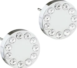 Blomdahl Brilliance Puck Crystal korvakorut 8mm