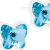 Blomdahl Butterfly Aquamarine korvakorut 5 mm