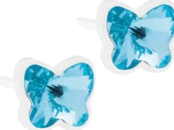 Blomdahl Butterfly Aquamarine korvakorut 5 mm