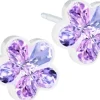 Blomdahl Flower Violet korvakorut 6 mm
