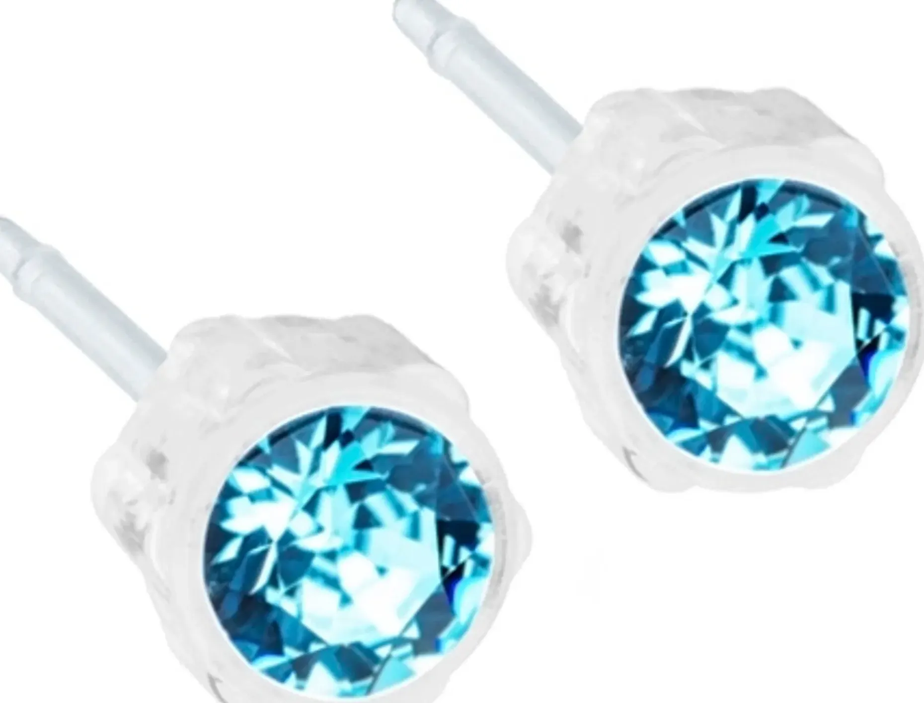 Blomdahl MP, Aquamarine korvakorut 4mm