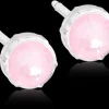 Blomdahl MP Bezel 6 mm, Soft rose korvakorut