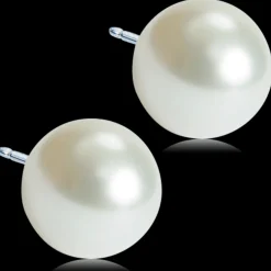 Blomdahl NT Pearl 10 mm, White korvakorut