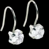 Blomdahl NT Pendant Tiffany korvakorut 7mm, CZ White