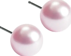 Blomdahl Pearl Light Rose korvakorut 6 mm