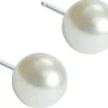 Blomdahl Pearl White korvakorut 8 mm