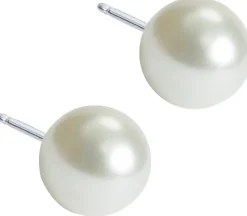 Blomdahl Pearl White korvakorut 8 mm