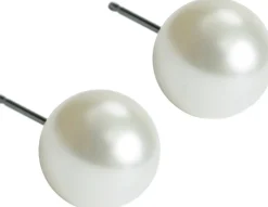 Blomdahl Pearl White korvakorut 6 mm