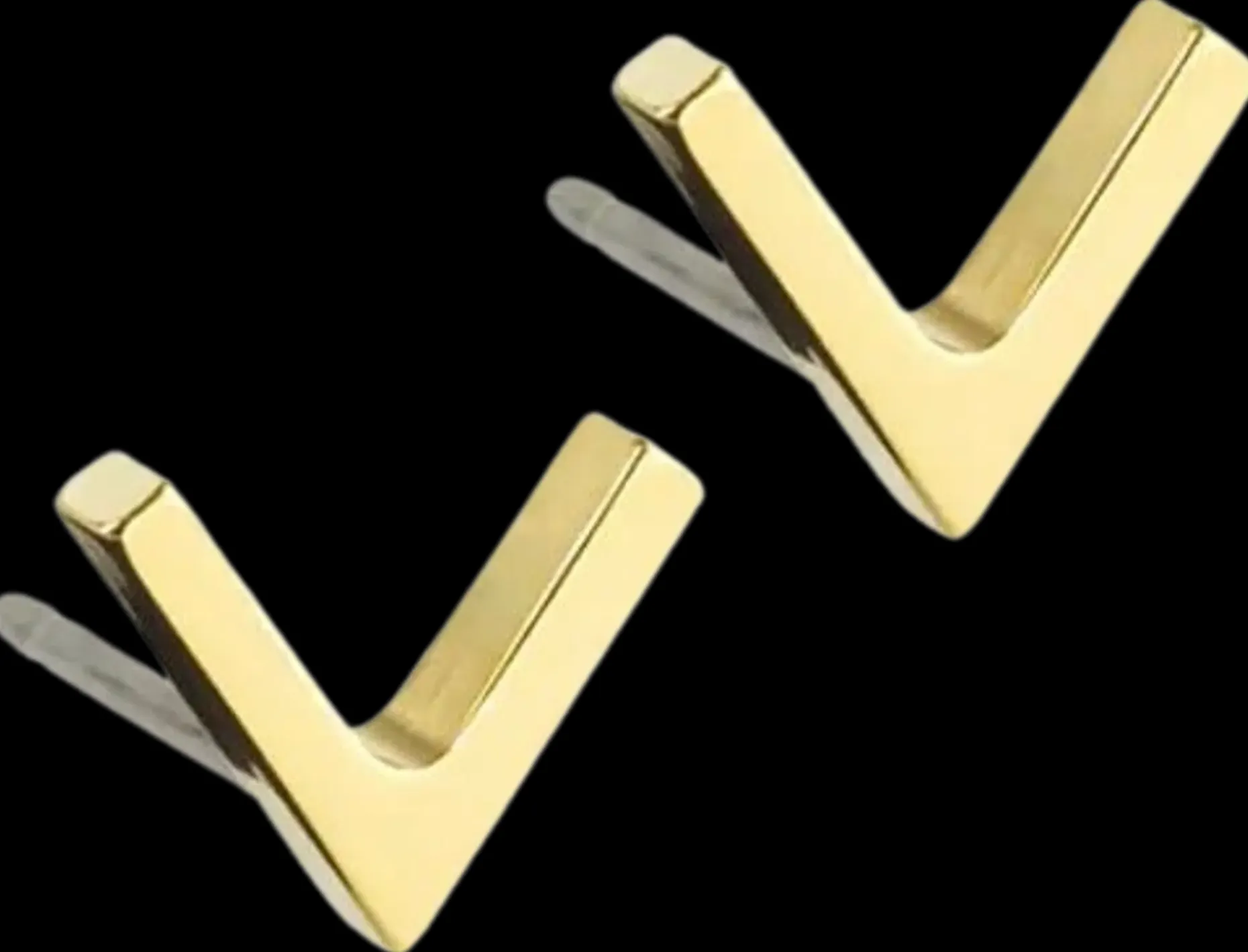 Blomdahl Plain V Gold korvakorut 8 mm