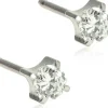 Blomdahl Tiffany White korvakorut 4mm