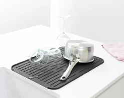 Brabantia astiakuivausalusta silikoni dark grey