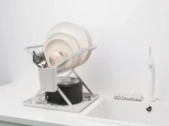 Brabantia astiankuivausteline kokoontaittuva light grey