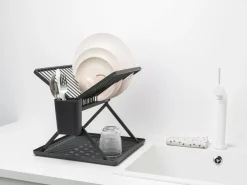 Brabantia astiankuivausteline kokoontaittuva dark grey
