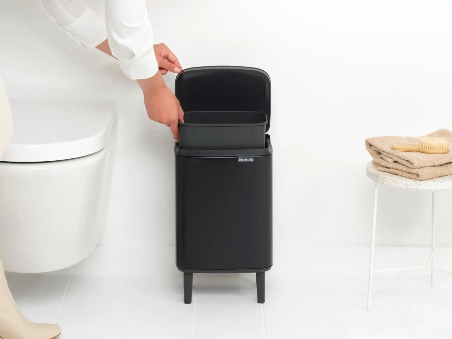 Brabantia Bo Hi roska-astia 7L matt black