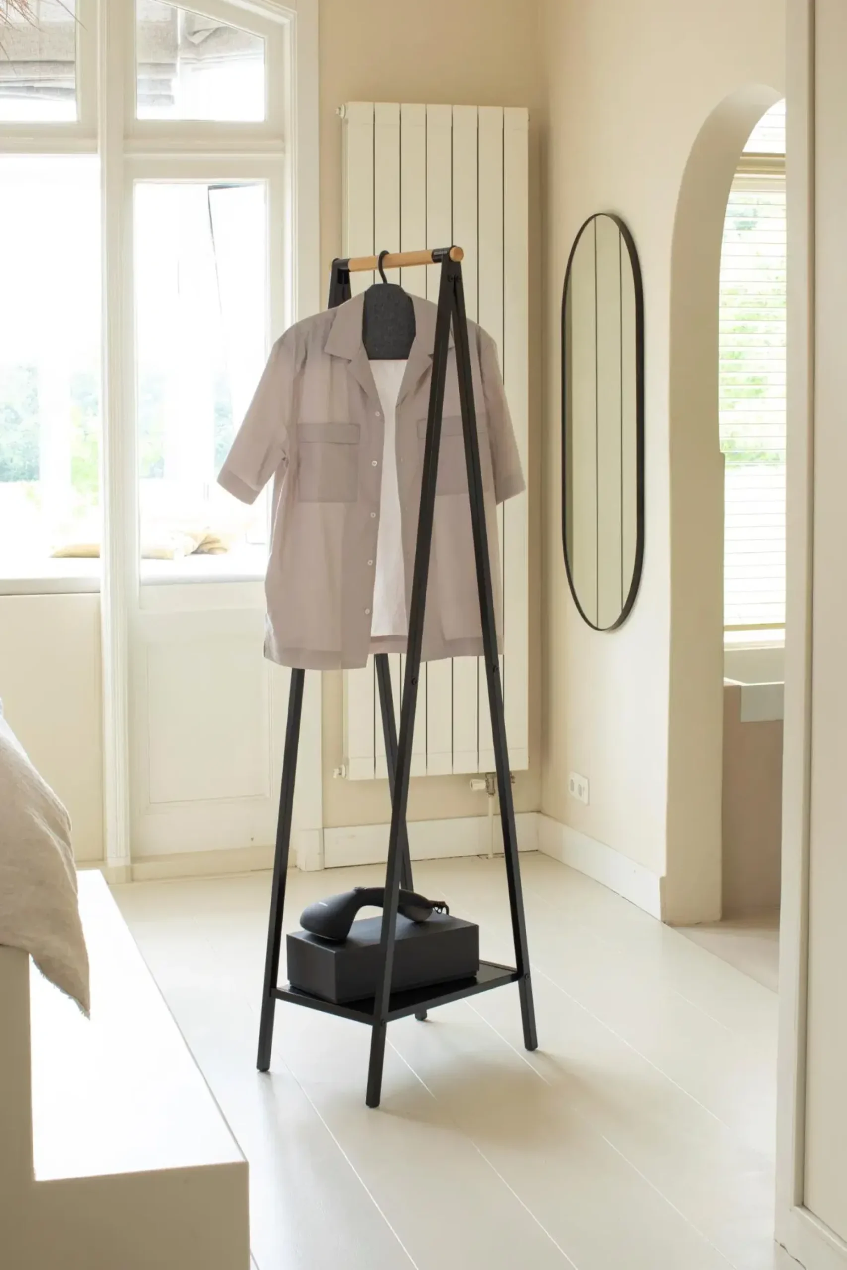 Brabantia höyrytys vaatehenkari pepper black
