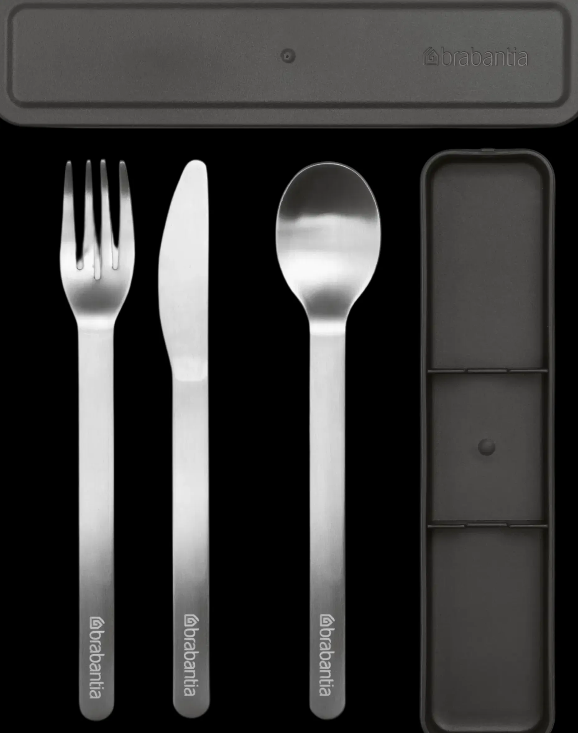 Brabantia Make & Take aterinsetti 3 osaa dark grey
