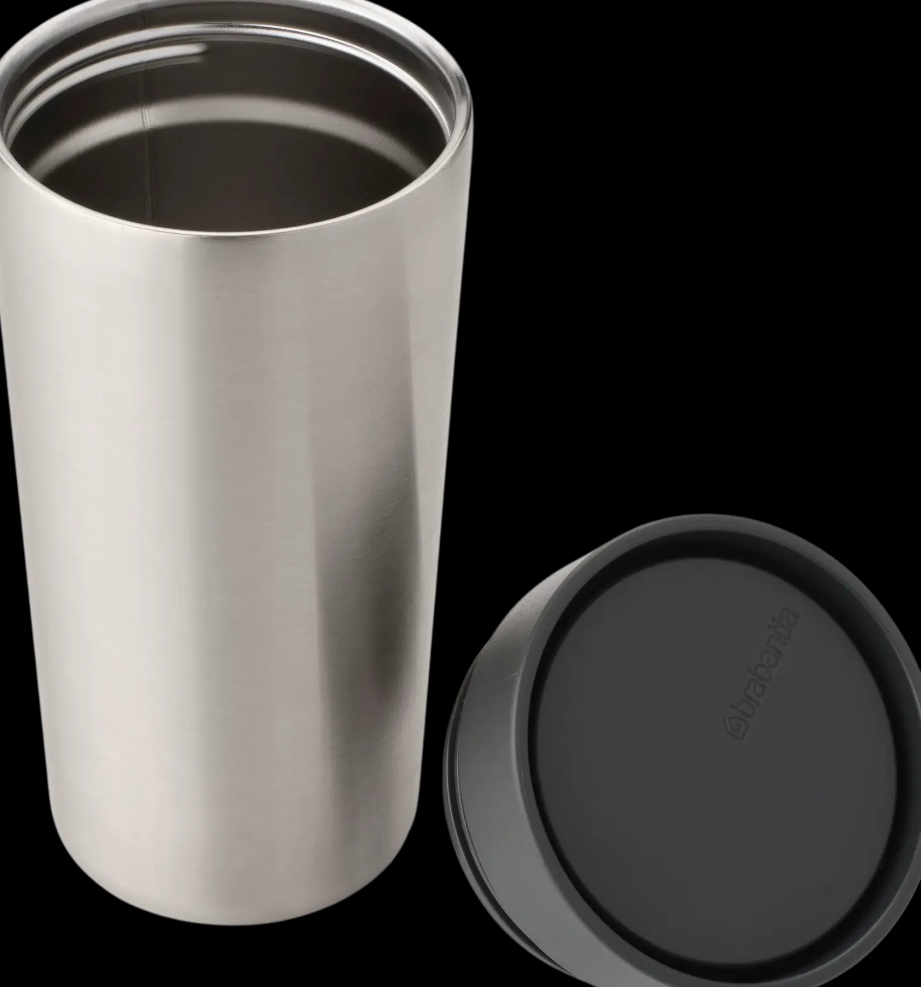 Brabantia Make & Take eristetty muki 0,36L dark grey