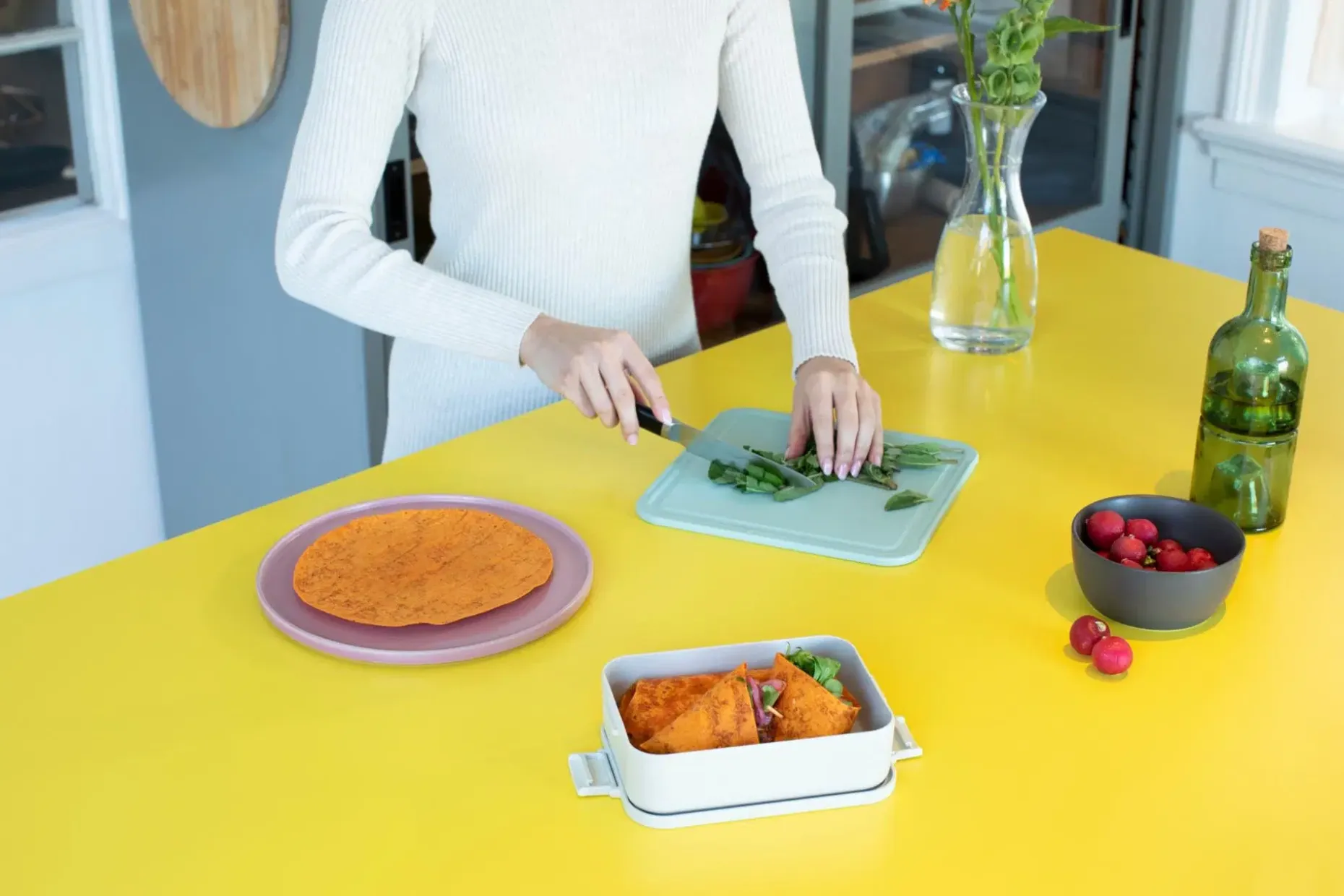 Brabantia Make & Take eväsrasia keskikokoinen light grey