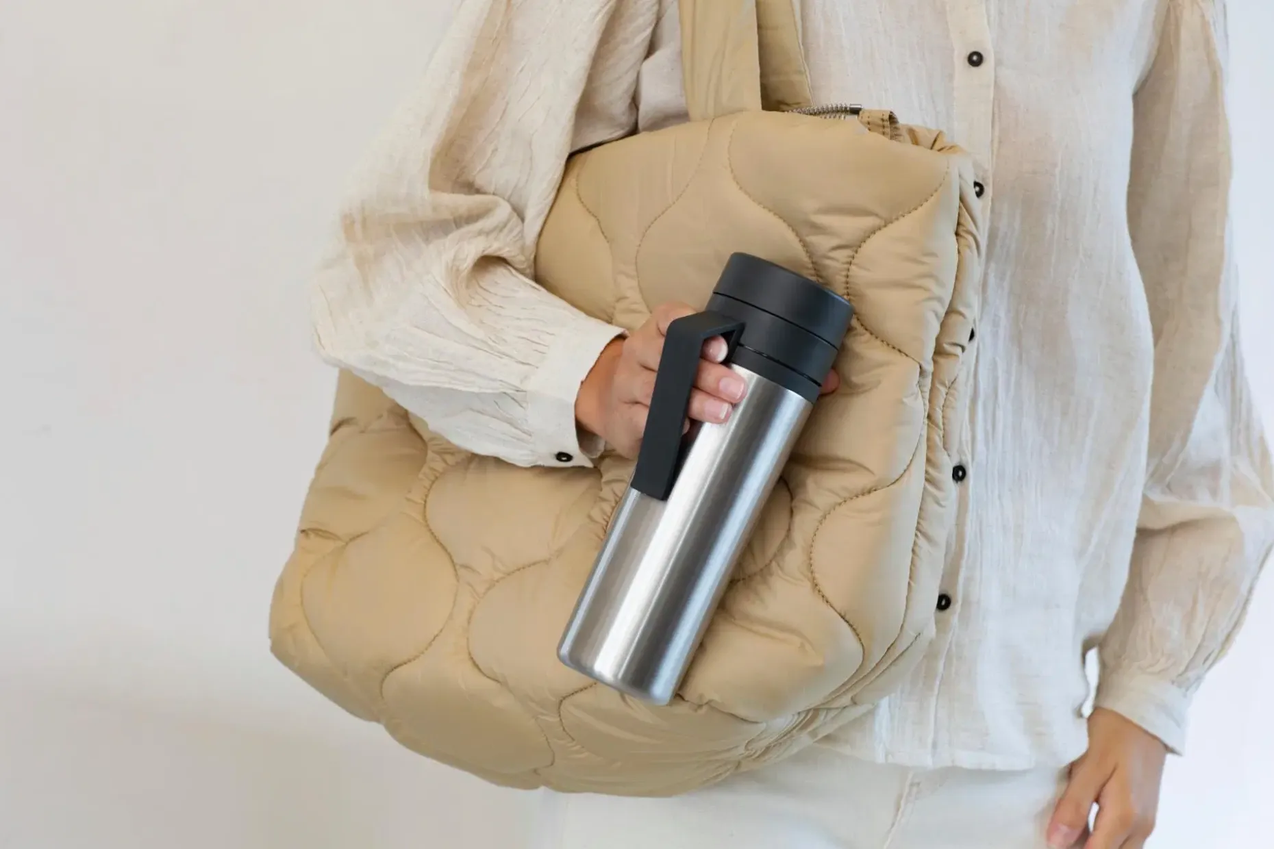 Brabantia Make & Take lämpöeristetty pullo 0,5L dark grey