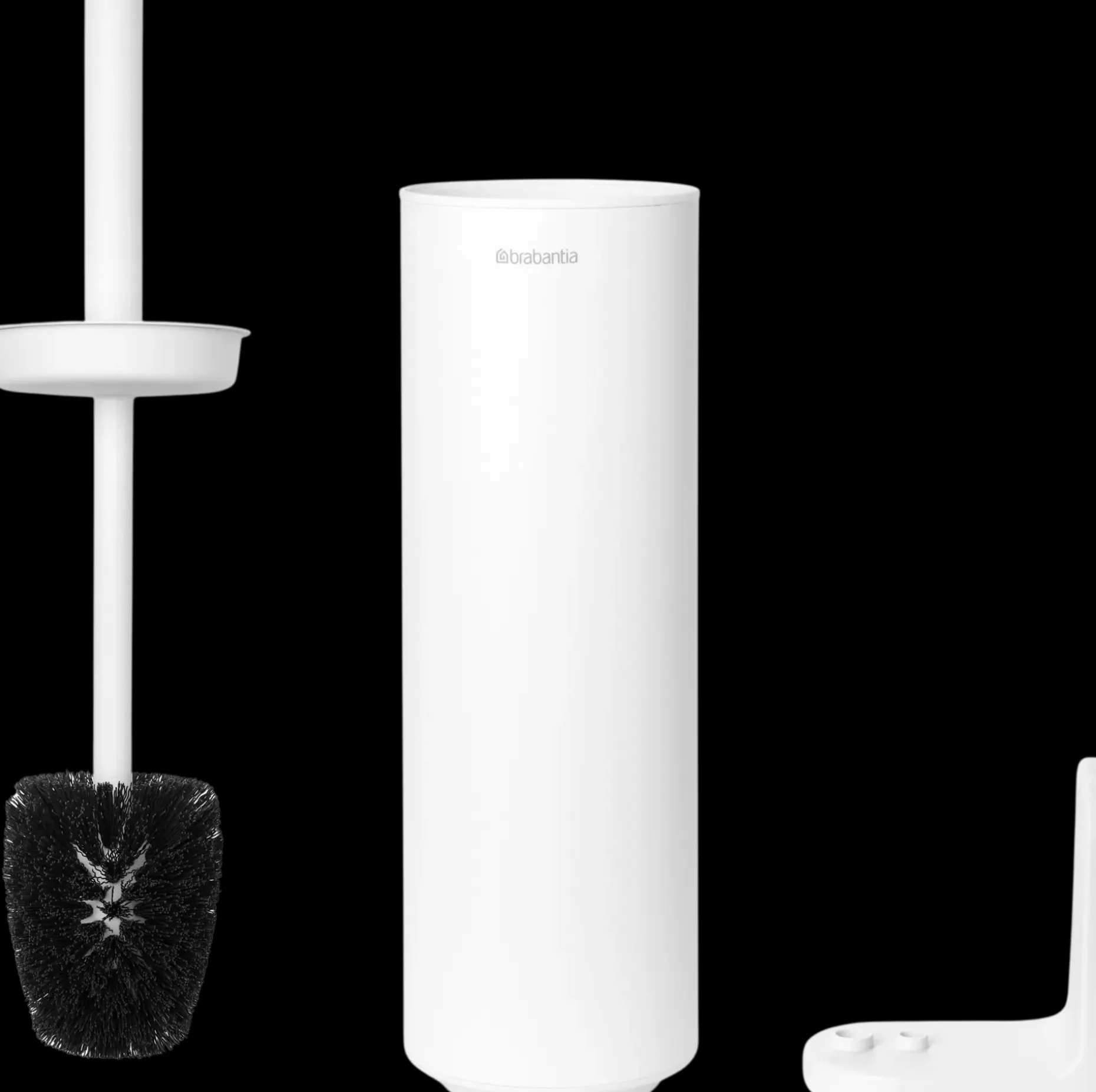 Brabantia MindSet WC-harja ja teline mineral fresh white