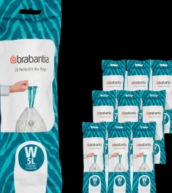 Brabantia PerfectFit roskapussit W 5L 200pss white
